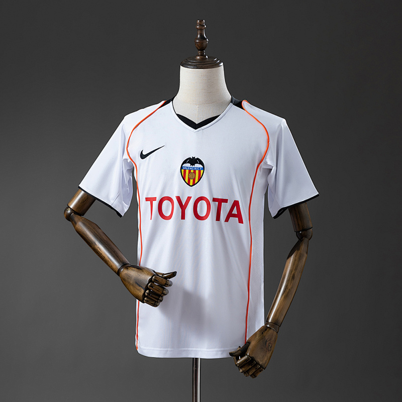 Valencia 04-05 Home Retro Jersey S-XXL